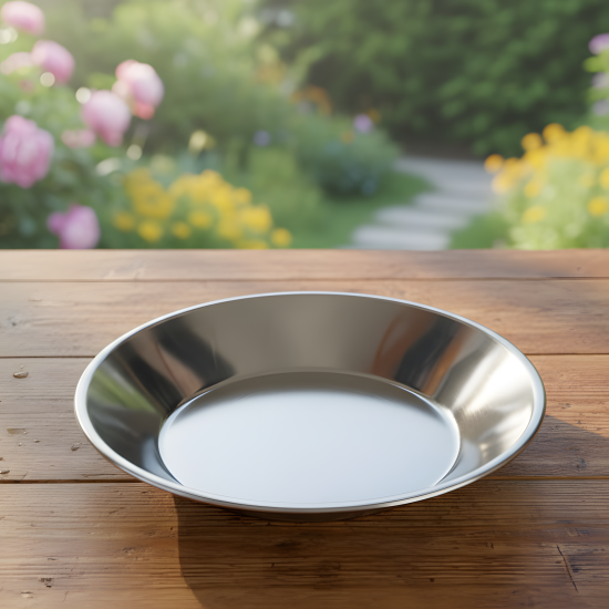 Stainless Steel Plate 30 cm